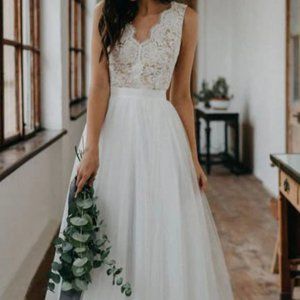 Tulle and Lace Wedding dress